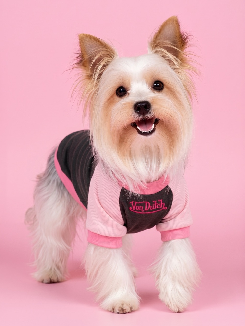 VON Dutch Dog Spring Clothes Pet Puppy Costume Dog Cat Sports Apparel sweater